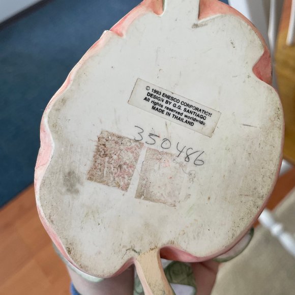 Vintage 1993 Enesco Born Unto Us Kneeling Wise Man Nativity Set Piece Santiago - Picture 5 of 5